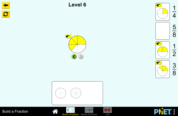 Build a Fraction Screenshot