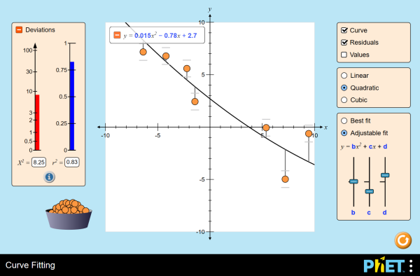 Curve Fitting Screenshot