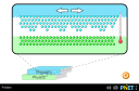 Screenshot of the simulation Friction