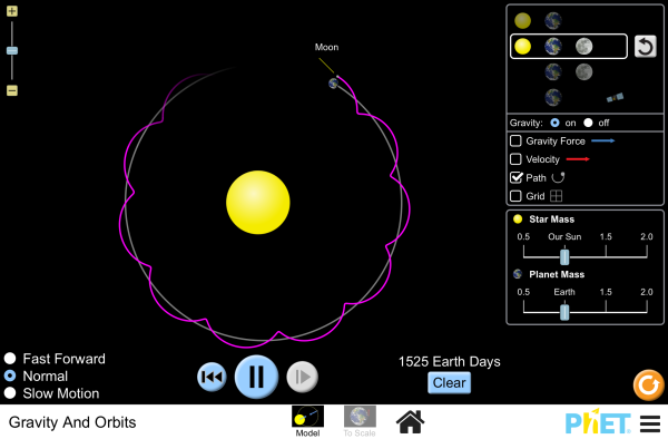 Gravity And Orbits Screenshot