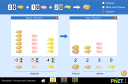 Screenshot of the simulation Reactants, Products and Leftovers