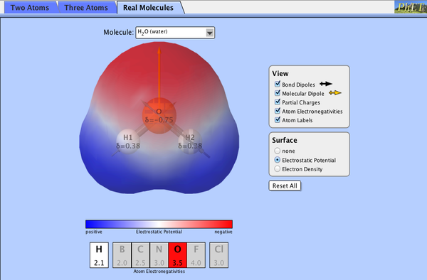 Molecule Polarity Screenshot