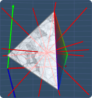 axes of rotational symmetry for a tetrahedron