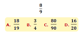 fraction 8/9