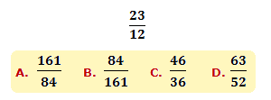 fraction 23/12