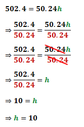 Finding the height of the cylinder