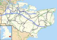 Canterbury is located in Kent