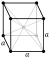 Tungsten has a body-centered cubic crystal structure