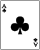 Ace of clubs