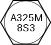 File:Hex cap screw-ASTM A325M 8S3.svg