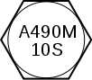 File:Hex cap screw-ASTM A490M 10S.svg