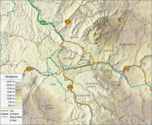 Sarajevo topographic map.svg