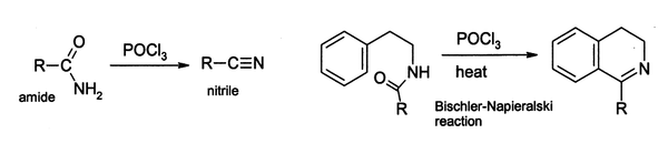 Two uses for phosphorus oxychloride in organic chemistry