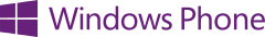 Windows Phone 8 logo and wordmark (purple).svg