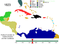 Political Evolution of Central America and the Caribbean 1823.png