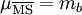 \mu_{\overline{\text{MS}}}=m_b