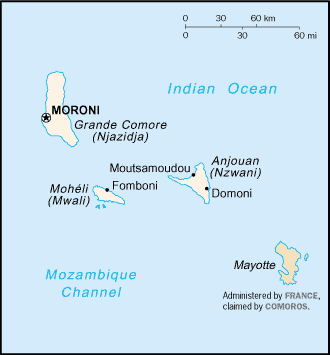 Map of all islands